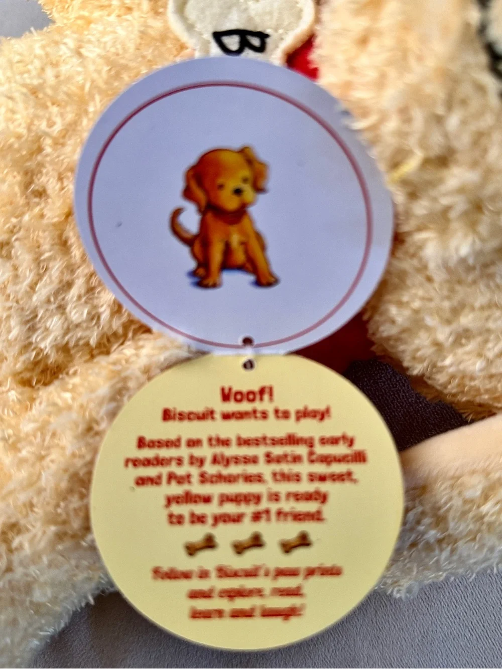 Sweet Yellow Biscuit Puppy Dog Plush Stuffed Animal Toy 2016